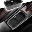 CDEFG for 2025 2026 Nissan Kicks Center Console Cup Holder Organizer Insert TPE Accessories