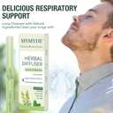 Herbal Diffuser Sticks Upgraded - Thyme & Mint Extract - Designed for Lung Detoxification and Oral Freshness - Soothing Relaxation Sticks - Your Choice for Health and Aromatherapy