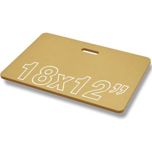 Wooden Wedging Board for Pottery - Clay Mat and Sculpting Tool for Handbuilding, Ceramics, and Crafting - Pottery Accessories for Adults (18inx12in)