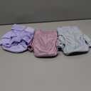 Female Dogs Diapers Belly Bands(3Pack), Washable Reusable Female Skirt Doggy Wraps Panties for Doggie Puppy Pooping Potty Training Incontinence Marking Pañal Para Perro Morandi Pink Purple Blue,  L