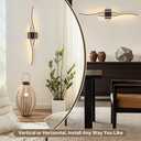 GLOTHOR Wireless Wall Sconces Set of Two, Dimmable, 3CCT, Up to 65H Runtime
