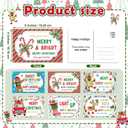 2 x TaoBary 60 Pcs Teacher to Student Christmas Postcards Bulk, 4" x 6"holiday Blank Greetings Notecards for Classroom Gift Exchange Positive Cute School Greetings Cards for Students Parents Teacher