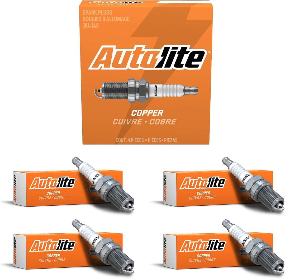 Autolite 104 Copper Resistor Automotive Replacement Spark Plug (1 Pack)