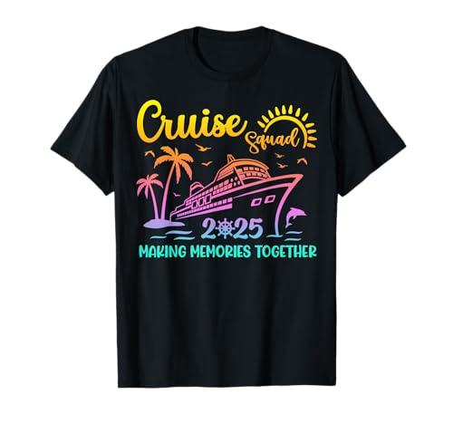 Cruise Squad 2025 Family Friends Vacation Matching Group T-Shirt, M