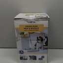 Mop and Bucket Set with Pump System for Home, Hands Free Self Cleaning with 3 Compartments to Separate Clean from Dirty Water, with 2 Machine Washable Microfiber Mop Pads, Patent Pending, in Gift Box (Lemon)