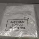 Woanger 200 Count Vacuum Sealer Bags for Food Clear Vacuum Chamber Sealer Bags 3 Mil 12" x 14" Bpa-free Grade Pouches for Food Storage