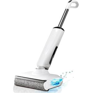 Wet Dry Vacuum Cleaner, 17000Pa Cordless Vacuum Mop Combo for Hard Floors, 180 Lay-Flat Design with Edge Cleaning, Self-Cleaning Floor Washer, Up to 45 Min Runtime, LED Display & Voice Prompts