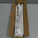 Decorative Curtain Rods for Windows 28 to 50 Inch - 5/8" Heavy Duty Curtain Rods 2 Pack,Basic Window Curtains Rod,Cafe Drapery Rod with Brackets - White