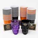 MINI PARTY CUPS 3 set, 48 pcs and 2 skull cups