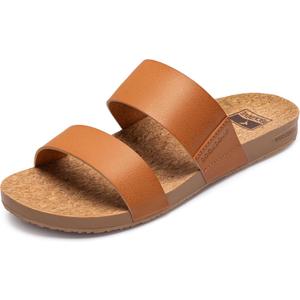 RockDove Women’s Isla Slide Sandal with Cushioned Arch Support and Soft Dual Straps Size 7