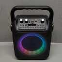 Karaoke Machine, Portable Bluetooth Speaker with 2 Wireless Microphones for Adults & Kids with Lights, Karaoke Microphone with PA System Supports USB/TF/REC/FM/AUX for Home Party Home System Packages