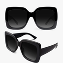 MIYYA Oversized Square Frame Sunglasses Womens Retro Vintage Trendy Shades,S904