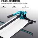 VEVOR Manual Tile Cutter, 32 inch, Porcelain Ceramic Tile Cutter with Tungsten Carbide Cutting Wheel, Infrared Positioning, Anti-Skid Feet, Durable Rails for professional installers or beginners