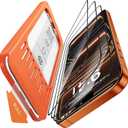 3-Pack for iPhone 17 Pro Max Screen Protector, 9H+ Tempered Glass, Scratch & Drop Resistant, Smooth & Clear, Easy Installation, Case Friendly, Full Coverage