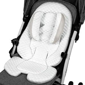 KAKIBLIN Infant Car Seat Insert, Baby Car Seat Cooler Pad, Breathable Mesh Infant Car Seat Cooling Pad Insert Liner for Summer, Stroller Cooling Pad or Girls Boys,Strollers, Car Seat,High Chair,Swing 