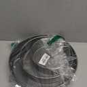 Chicago Metallic Professional 3-Piece Round Cake Pan Set of 6, 8, 10 inch Premium Nonstick Bakeware, Heavy-Weight Carbon Steel for Even Baking, Perfect for Layer Cakes