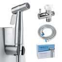 Handheld Bidet Sprayer for Toilet - Feminine Wash, Toilet Cleaning - Stainless Steel, Adjustable Water Pressure, Easy Installation