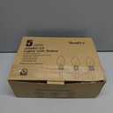 Jumbo C9 Christmas Pathway Lights Outdoor - 8.5 Feet 5 LED C9 Walkway Light, C7 Light Covered Jumbo Multicolor Bulb Christmas Lights Outdoor Decorations for Lawn Holiday Outside Yard Garden (1 Pack)