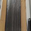 60 Pack Deck Balusters 36'' Straight Deck Railing Balusters (Rectangle) with End Caps & Screws,Hollow Rectangle Deck Balusters for Deck Railing Porch