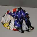 Guiteinyi American Flag Bird Luggage Cover for Suitcase Elastic Non Scratch Travel Protector Travel Washable Suitcase Cover Fits 18-32 Inch Luggage