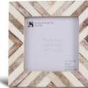 Handicrafts Home 4x4 Photo Picture Frames, Art Wall Hanging Décor - Chevron-Brown