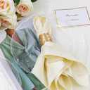 DaYammi 60PCS Clear Plastic Plates, Heavy Duty Clear Disposable Plates Premium 10inch Dinner Plates Hard Plastic Plates Disposable for Party Wedding Bridal Shower