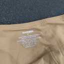 SUUKSESS Women Square Neck Long Sleeve Bodysuit Sexy Thong Bodysuit Shirts (Medium, 01 Khaki)