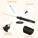 Cooltop Hot Wire Foam Cutter kit, 18W Styrofoam Knife Cutter Electric Hot Wire Foam Cutting Tool, Heated Foam Carving Knife Kit with Cleaning Pen for Foam Board, Pearl Cotton, EPP, KT Board, EPS
