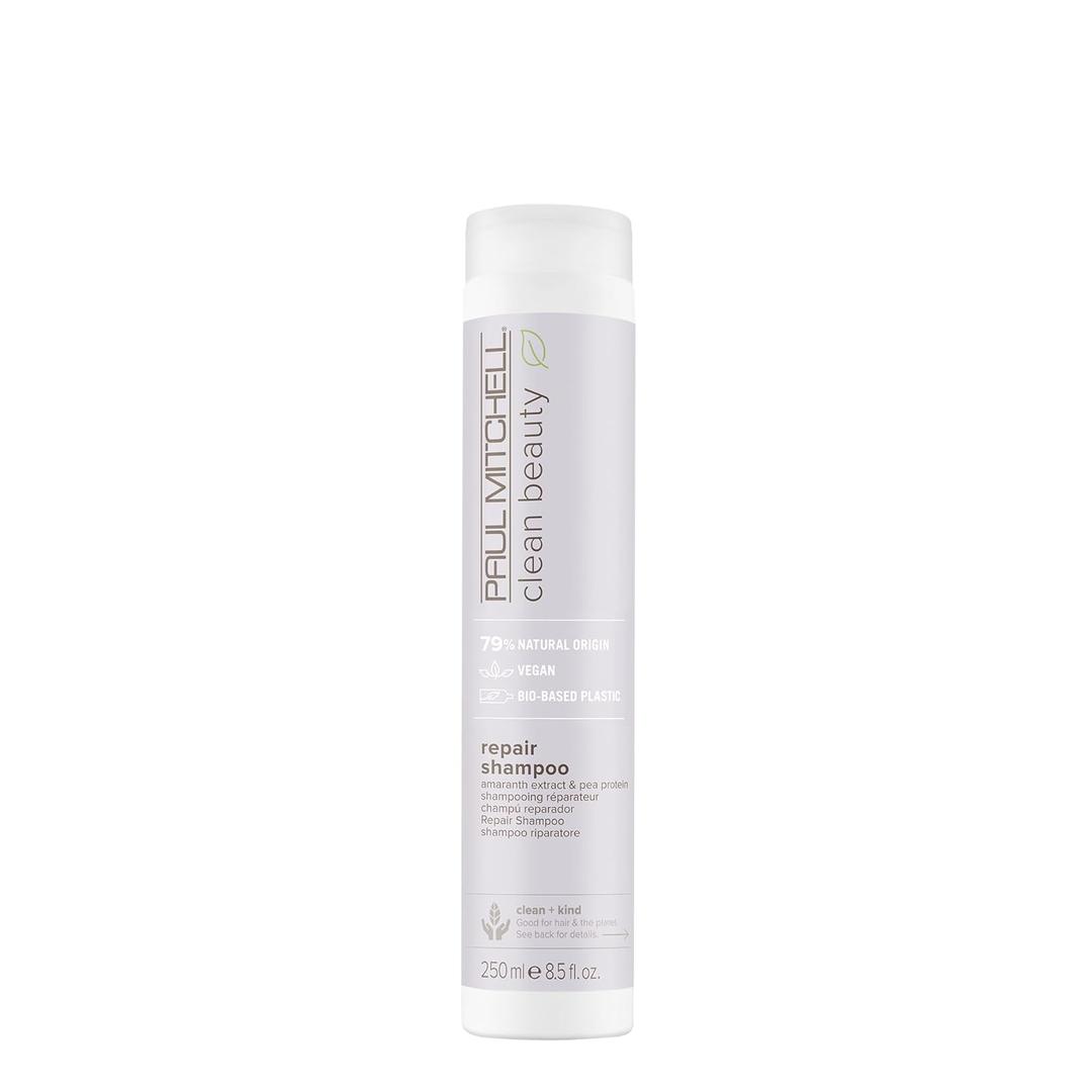 Paul Mitchell Clean Beauty Repair Shampoo, Strengthens and Protects, For Damaged, Brittle Hair (8.5 Fl Oz (Pack of 1))