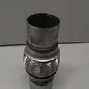 RP Remarkable Power, RK7544-2.5" x 4" Heavy Duty Stainless Steel Exhaust Flex Pipe 8" OL