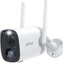 NETVUE Security Camera Wireless Outdoor, 2K Color Night Vision AI Motion Detection, WiFi Home Outdoor Camera, IP65 Weatherproof, 2 Way Audio, Spotlight Siren Alarm, Cloud/SD Storage