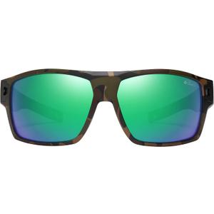 Bevi Square Polarized Sunglasses UV 400 Protection with TR90 Lightweight Frame Glasses for Women Men (Black)