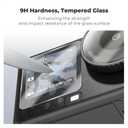 K&F CONCEPT 2-Pack Screen Protector Compatible with DJI Osmo Action 6, Protection High Definition Tempered Glass 9H Hardness Anti-Scratch Anti-Bubble, Action Camera Accessories