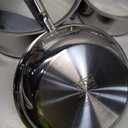 All-Clad D3 3-Ply Stainless Steel Cookware Set 7 Piece Induction Oven Broil Safe 600F Pots and Pans,Silver