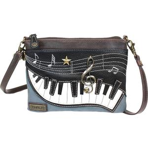 Chala Piano Mini Crossbody Handbag Music Lovers Piano Teachers Convertible Straps