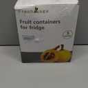 5 PCS Large Fruit Containers for Fridge - Leakproof Food Storage Containers with Removable Colander - Dishwasher & microwave safe Produce Containers Keep Fruits, Vegetables, Berry, Meat Fresh longer