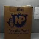 Nordic Pure 16x25x1 (15 1/2 x 24 1/2 x 3/4) Pleated MERV 12 Air Filters 6 Pack