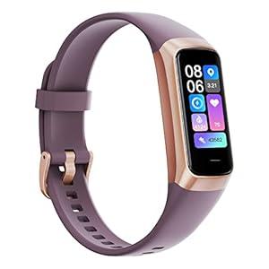Fitness Tracker,2025 Smart Watch with Blood Pressure Heart Rate & Sleep Monitor IP67 Waterproof Step Calorie Counter Pedometer Fitness Activity Watch for Men Women Android iOS Phone (Purple)