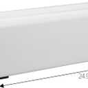 Veemoon Floor Mirror Stand: Heavy Duty Mirror Wooden Base Holder Non-slip Mirror Support for Full Length Mirror  Elegant Display for Home Bedroom Decor, White