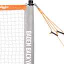 Baden Champions Portable Badminton Set Regulation Net, 4 Racquets, 3 Shuttlecocks, Boundary & Carry Bag Ideal for Backyard Fun with Friends and Family from Kids to Adults