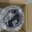 Semi Flush Mount Ceiling Light, Crystal Ceiling Light Black Crystal Chandelier for Kitchen Hallway Entrance Balcony Dining Rooms Living Rooms