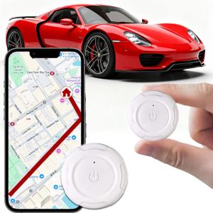 GPS Tracker for Vehicles,Car GPS Tracker Portable Real Time Magnetic GPS Tracking Device,Full Global Coverage Location Tracker for Kids,Dogs,Trucks/Person,No Subscription Required/No Monthly Fee