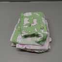 Ramede 6 Pack Baby Swaddle Blanket with Hats Sleep Swaddle for 0-3 Months Newborn Sacks Soft Cotton Wearable for Boy Girl (Pink and Green)