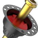 ABS Freestanding Tub Drain Kit, Bathtub Drain Rough-in Kit，Compatible with Freestanding Bathtubs, Floor Mounted Bathtubs and Island Bathtubs, with ABS Plastic Adapter and Brass Tail Pipes