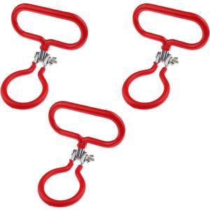 3 Pack Carboy Handle for Smooth Neck 3 Gallon 5 Gallon 6 Gallon 6.5 Gallon Glass Carboys (Red)