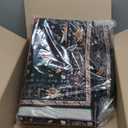 Area Rugs 2'x10' Washable Non-Slip, Floral Vintage Distress Print Pattern Medallion Carpet for Living Room Bedroom Dining Room, Black Colorful Floral Dark Tan