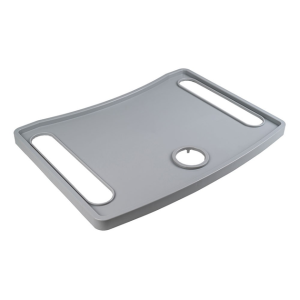 Walker Tray With Cup Holders, Walker Tray For Folding Walkers, Mobility Accessory for Seniors, Tray Table for Standard Walkers, Multipurpose and Portable, Gray