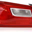 Tail Lights Outer Assembly Compatible with 2016-2018 Chevy Malibu,Left Driver Side Rear Light Taillights Replacement # 84516374