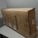 Royxen Bearded Dragon Tank, 31 Gallon Reptile Tank with Leg Stand,Built-in Lighting Reptile Enclosure, Tempered Glass Bearded Dragon Encloure for Chameleon (Black,24"x 16"x 16")