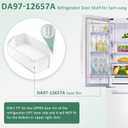 DA97-12657A(not DA97-12650A) Door Shelf Bin Replacement for Refrigerator RF261BEAESP RF260BEAESR RF261BEAESR,Replaces AP5621270 2813223 PS4176661-2Packs